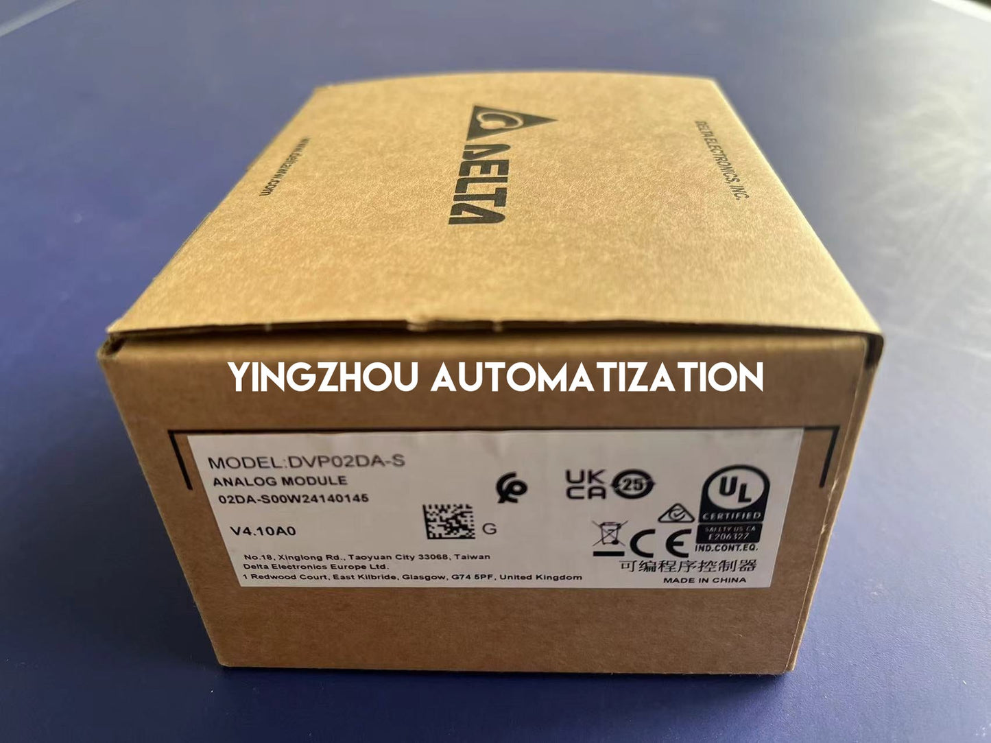 Delta DVP02DA-S DVP-S Series Analog Output Module | 2-Channel Voltage/Current D/A Expansion Unit | Brand New Original-YingZhou Automatization