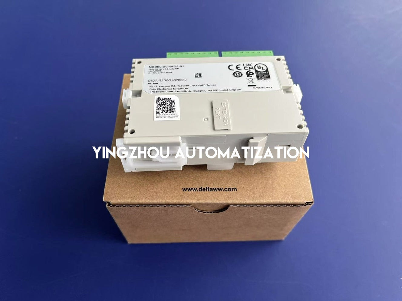 Delta DVP04DA-S2 Analog Output Module | 4-Channel Slim Series PLC Expansion Unit | Brand New Original-YingZhou Automatization