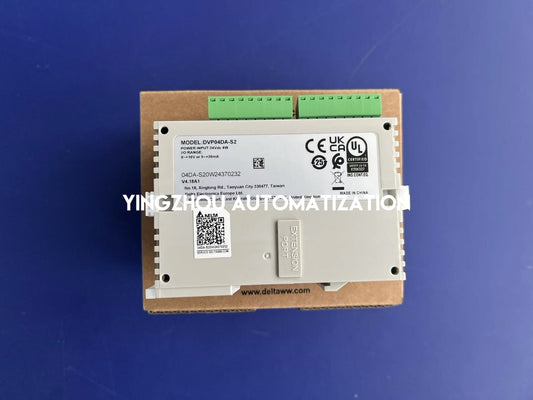 Delta DVP04DA-S2 Analog Output Module | 4-Channel Slim Series PLC Expansion Unit | Brand New Original-YingZhou Automatization