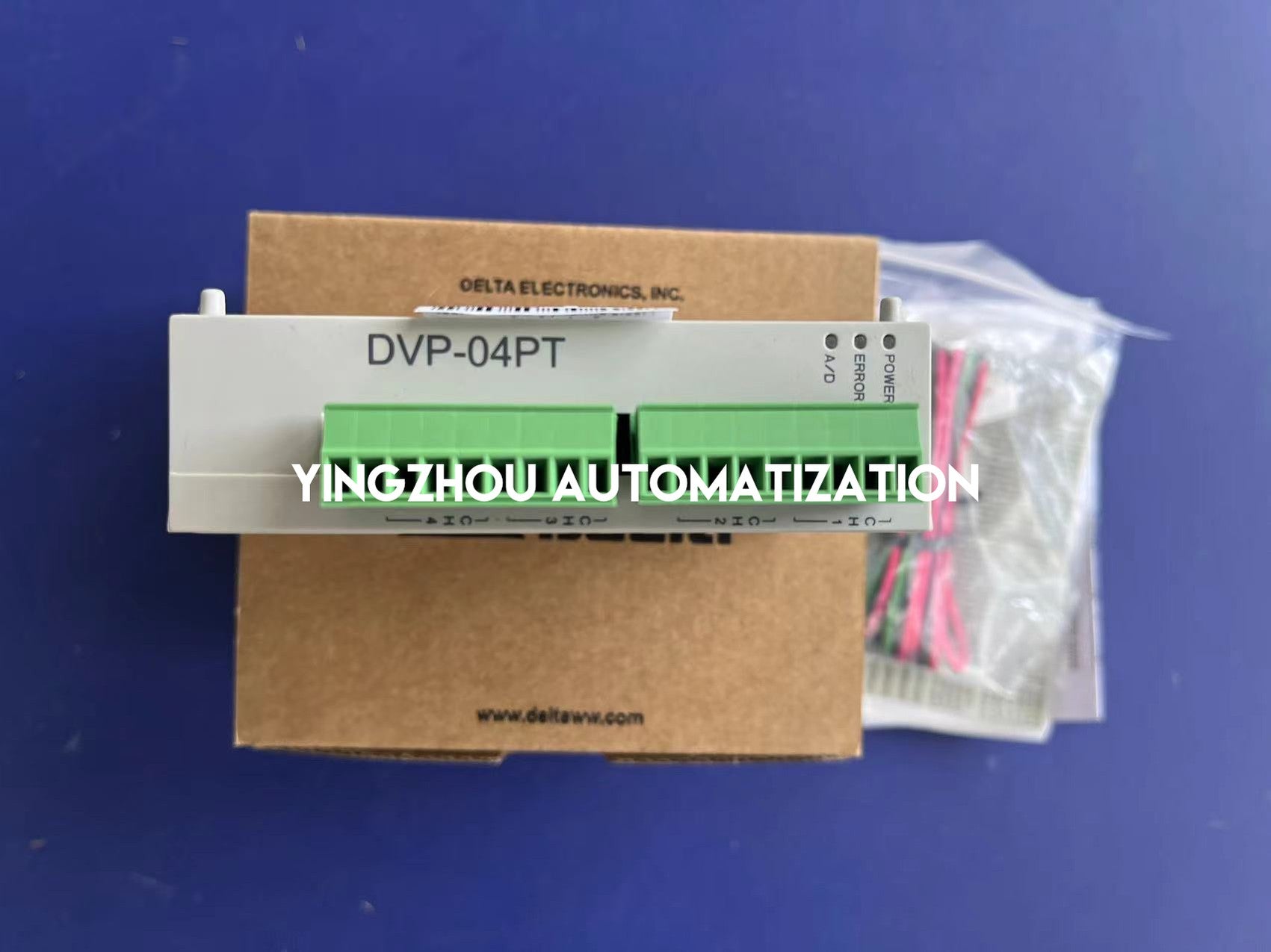 Delta DVP04PT-S RTD Temperature Module - 4 Channel Pt100/Pt1000 Input, 14-bit Resolution, DVP-S Series PLC Expansion-YingZhou Automatization