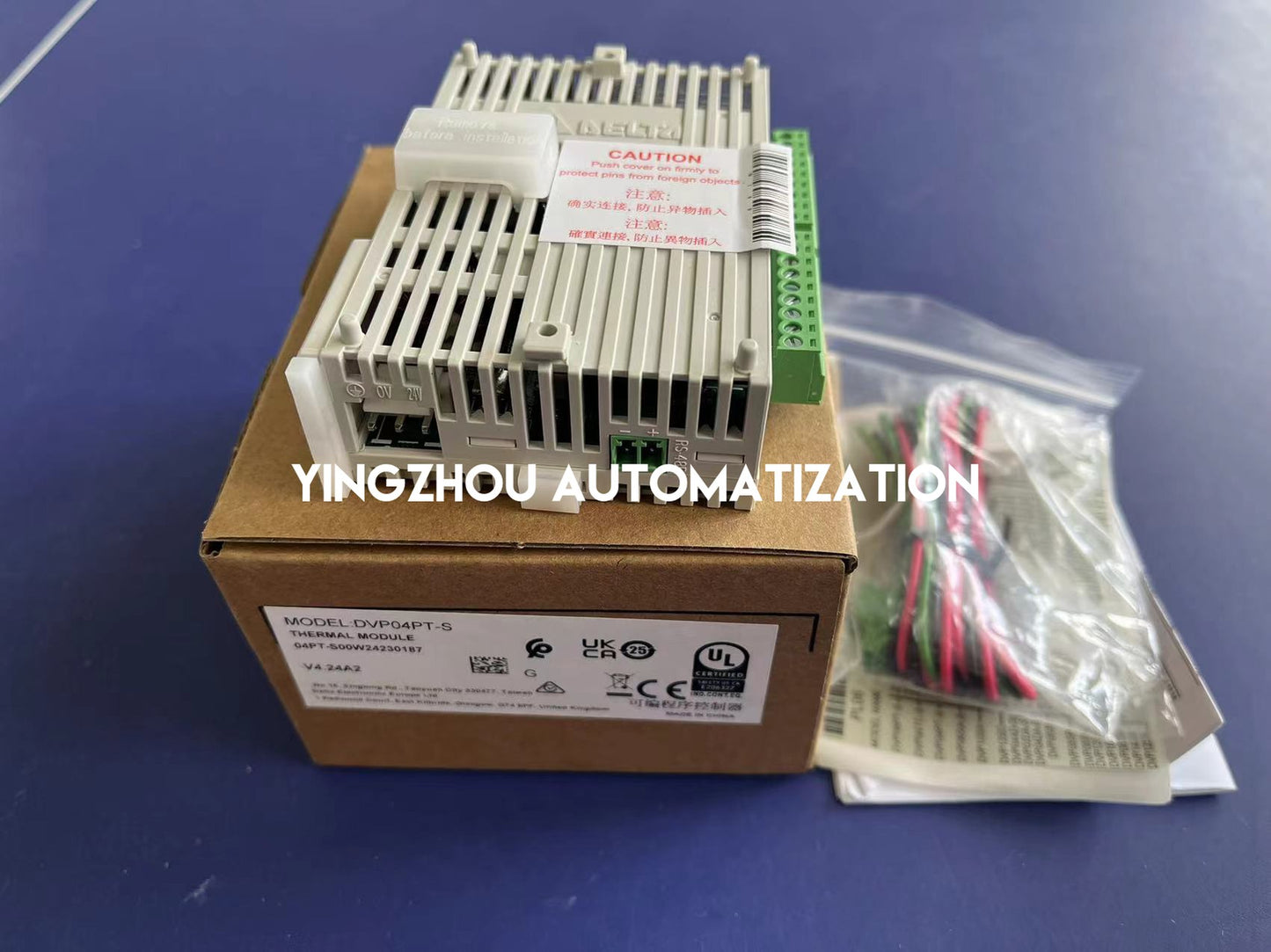 Delta DVP04PT-S RTD Temperature Module - 4 Channel Pt100/Pt1000 Input, 14-bit Resolution, DVP-S Series PLC Expansion-YingZhou Automatization