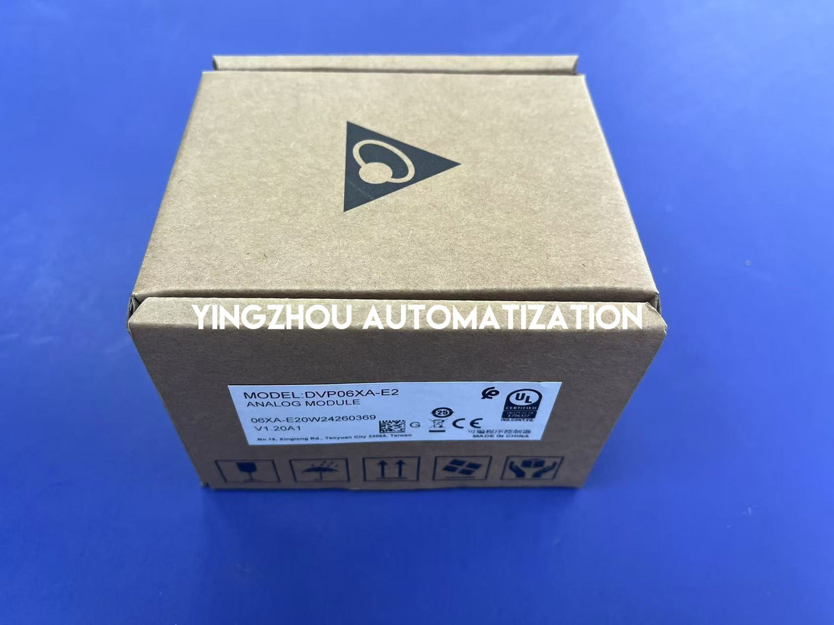 Delta DVP06XA-E2 Slim Analog I/O Expansion Module | 4-Ch Input / 2-Ch Output Extension Unit | Brand New Original-YingZhou Automatization