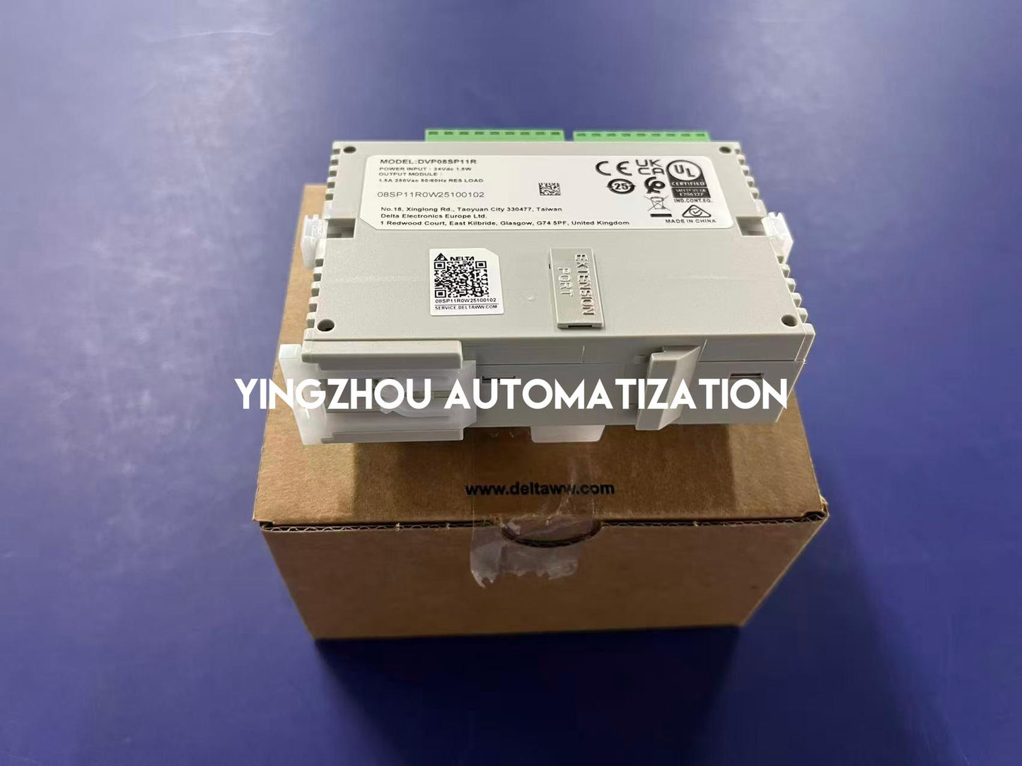 Delta DVP08SP11R DVP-S Series Slim Digital I/O Extension Module | 8-Point Relay Output Unit (4 DI / 4 DO) | Brand New Original-YingZhou Automatization