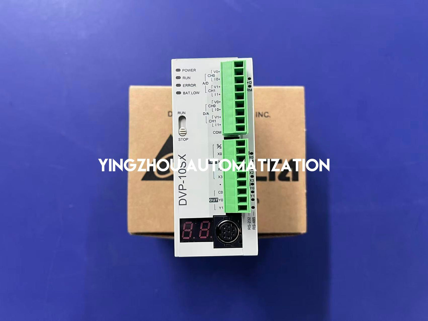 Delta DVP10SX11R DVP-SX Series Slim PLC Controller | 10-Point Analog CPU Unit (4 DI / 2 Relay DO / 2 AI / 2 AO) | Brand New Original-YingZhou Automatization