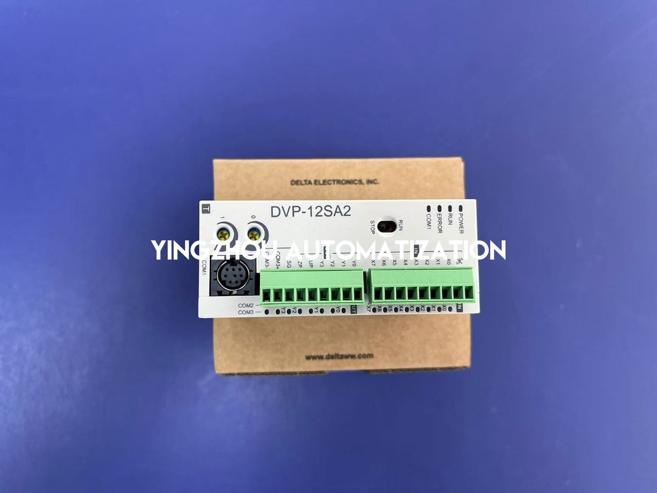 Delta DVP12SA211T SA2 Series PLC CPU - 8DI / 4DO (Transistor NPN), 16k Steps, 100kHz Pulse Output, 24VDC-YingZhou Automatization