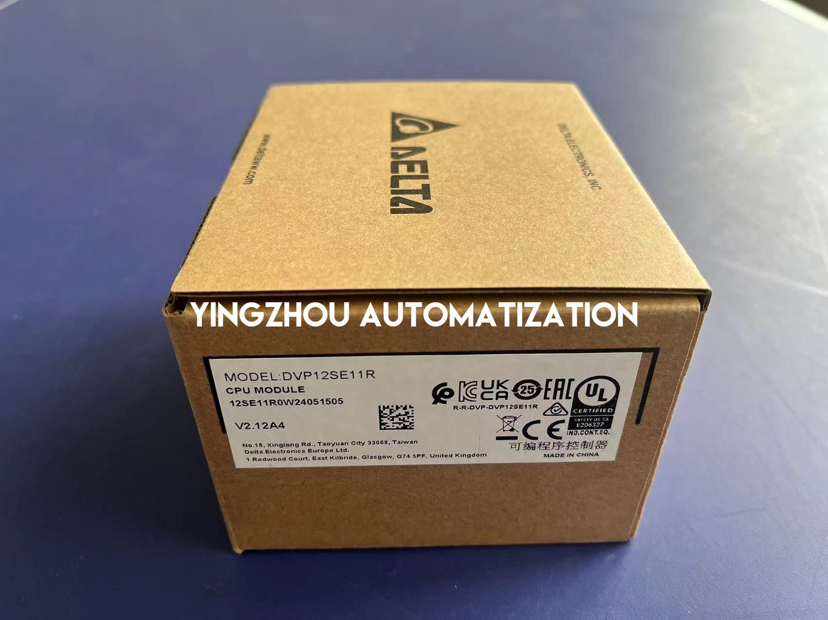 Delta DVP12SE11R PLC | 12-Point, Relay Output, Built-in Ethernet, SE Series | Brand New Original-YingZhou Automatization