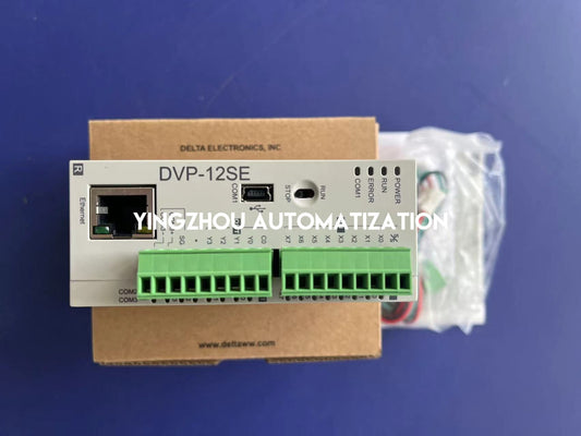 Delta DVP12SE11R PLC | 12-Point, Relay Output, Built-in Ethernet, SE Series | Brand New Original-YingZhou Automatization