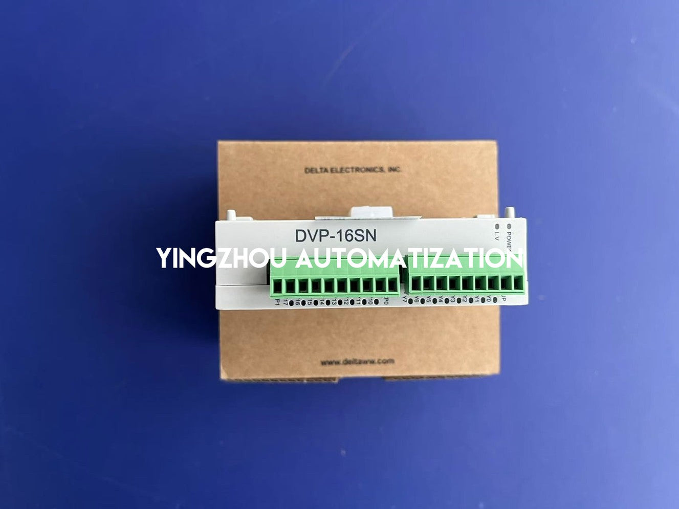 Delta DVP16SN11T Digital Output Module - 16 Transistor Outputs (NPN), 24VDC, DVP-S Series PLC Expansion-YingZhou Automatization