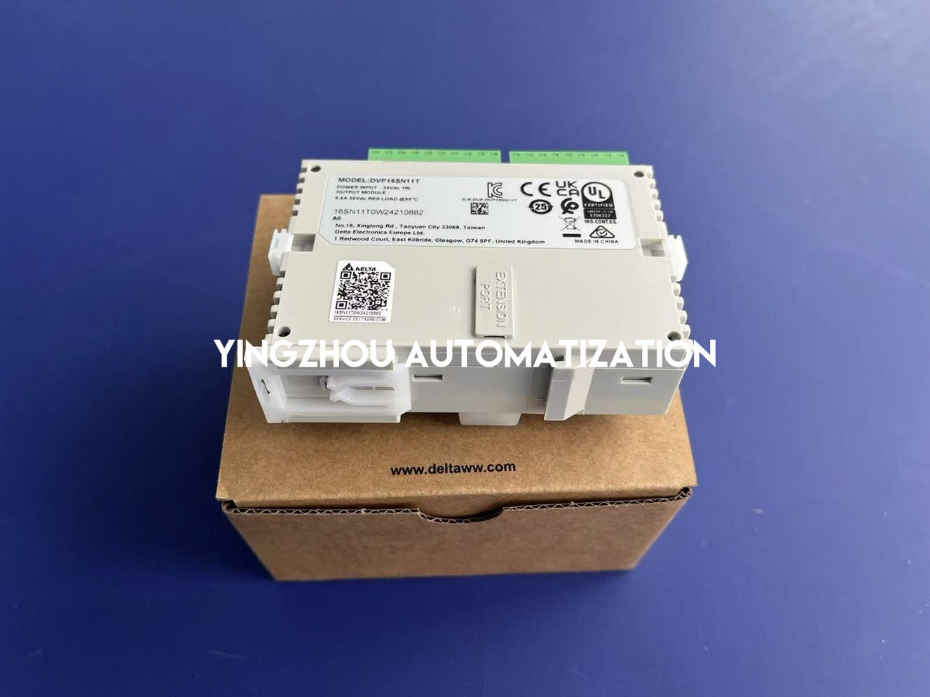 Delta DVP16SN11T Slim Series Digital Output Module | 16-Point Transistor Sink Output Unit | Brand New Original-YingZhou Automatization