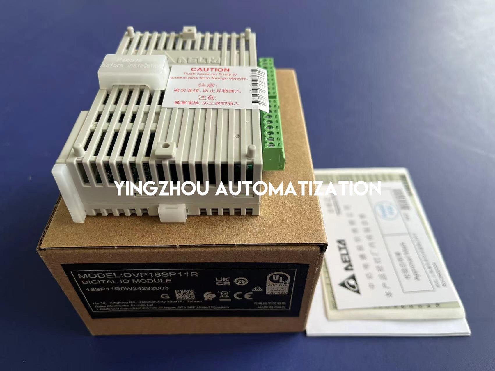 Delta DVP16SP11R Mixed I/O Module - 8 Digital Inputs / 8 Relay Outputs, DVP-S Series PLC Expansion-YingZhou Automatization
