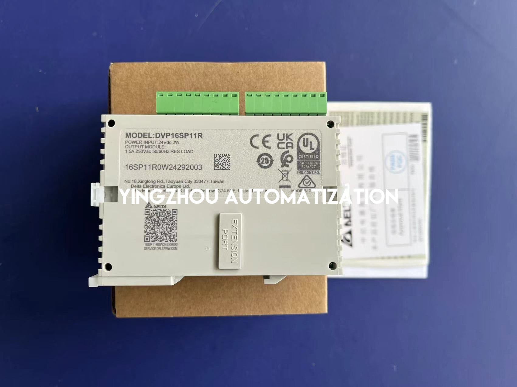 Delta DVP16SP11R Mixed I/O Module - 8 Digital Inputs / 8 Relay Outputs, DVP-S Series PLC Expansion-YingZhou Automatization