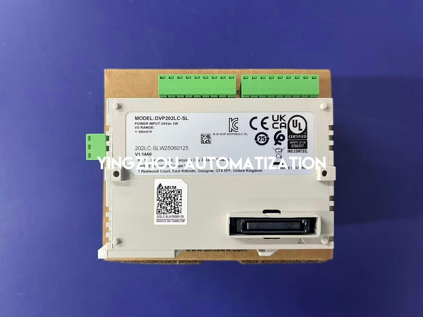 Delta DVP202LC-SL Slim Load Cell Module | 2-Channel Weighing Controller PLC Unit | Brand New Original-YingZhou Automatization