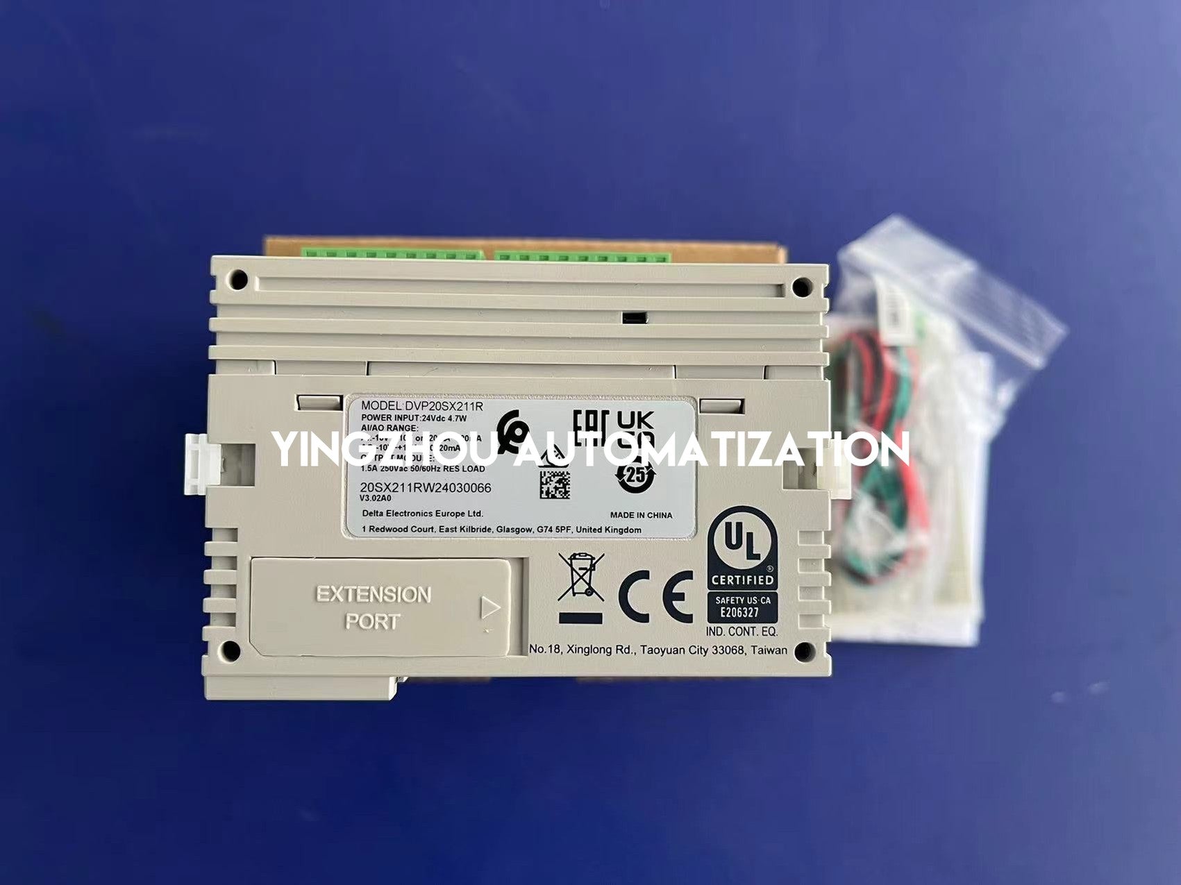 Delta DVP20SX211R DVP-SX2 Series Slim PLC Controller | 20-Point Analog CPU Unit (8 DI / 6 Relay DO / 4 AI / 2 AO) | Brand New Original-YingZhou Automatization
