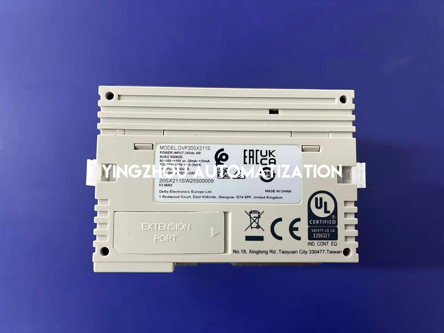 Delta DVP20SX211S Slim Series PLC Controller | 20-Point Analog/Digital Main Processing Unit | Brand New Original-YingZhou Automatization