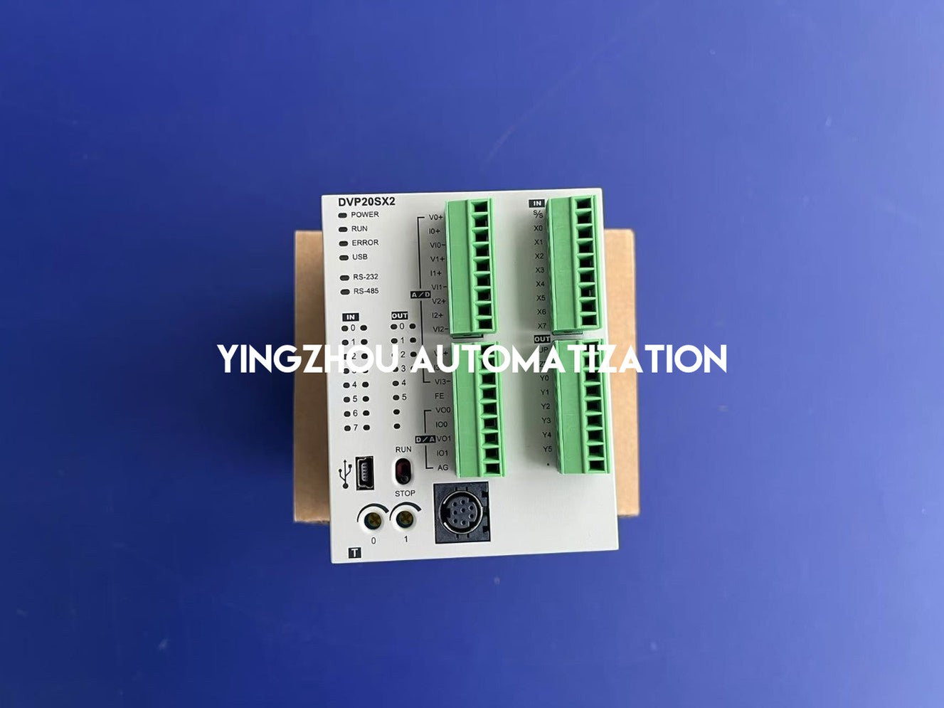 Delta DVP20SX211T DVP-SX2 Series Slim PLC Controller | 20-Point Analog CPU Unit (8 DI / 6 Transistor DO / 4 AI / 2 AO) | Brand New Original-YingZhou Automatization