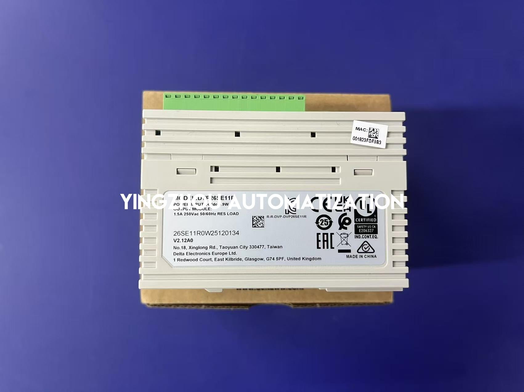 Delta DVP26SE11R Slim Series PLC Controller | 26-Point Ethernet Main Unit (Relay Output) | Brand New Original-YingZhou Automatization