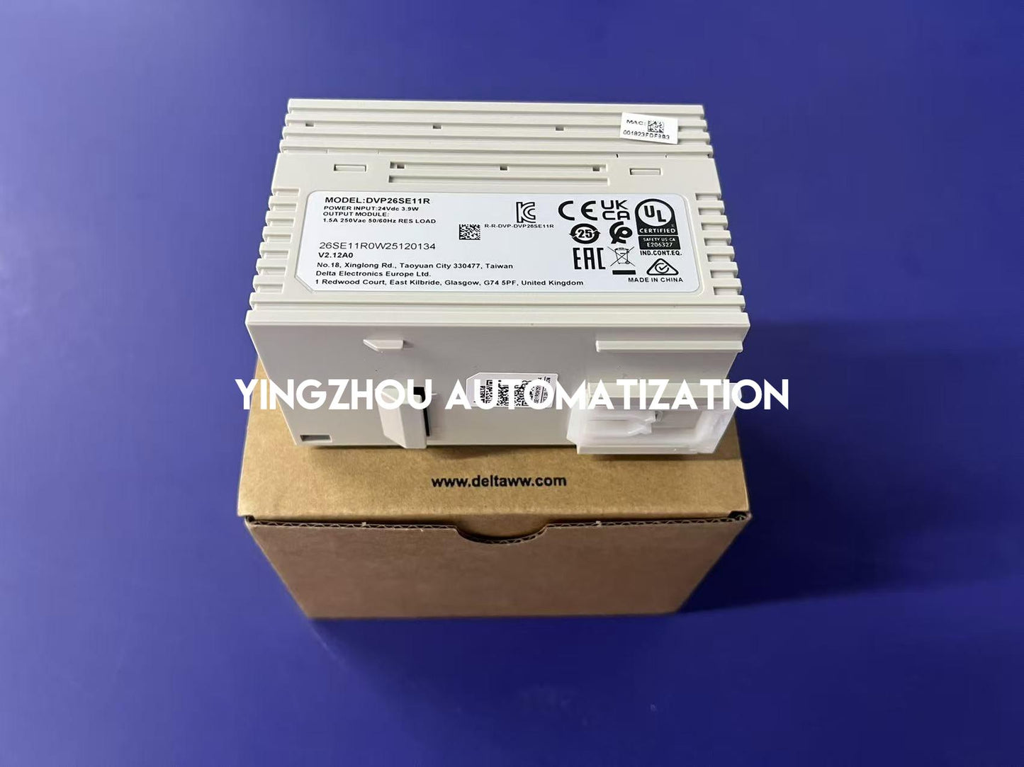 Delta DVP26SE11R Slim Series PLC Controller | 26-Point Ethernet Main Unit (Relay Output) | Brand New Original-YingZhou Automatization