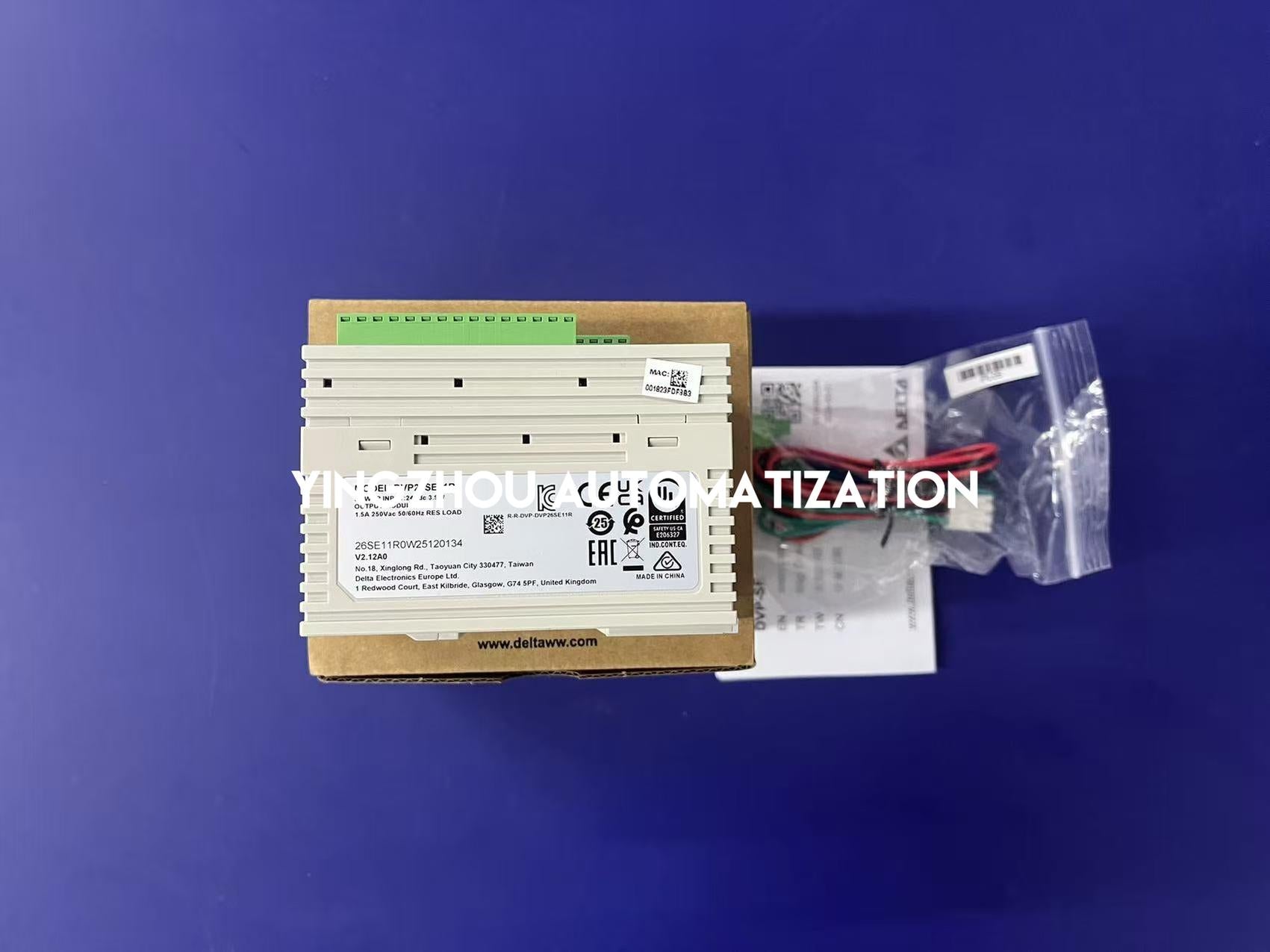 Delta DVP26SE11R Slim Series PLC Controller | 26-Point Ethernet Main Unit (Relay Output) | Brand New Original-YingZhou Automatization