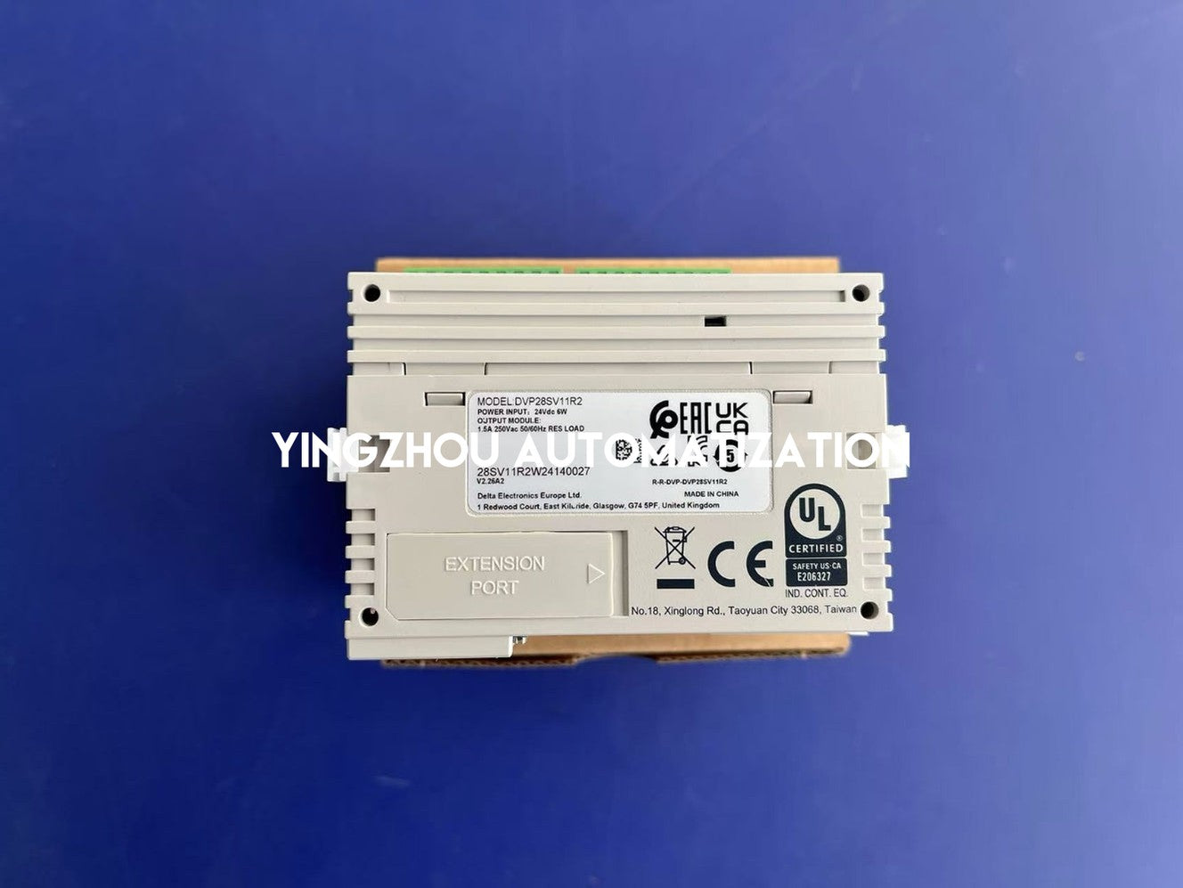 Delta DVP28SV11R2 SV2 Series PLC CPU - 16DI / 12DO (Relay), High-Performance Modular PLC, 24VDC-YingZhou Automatization
