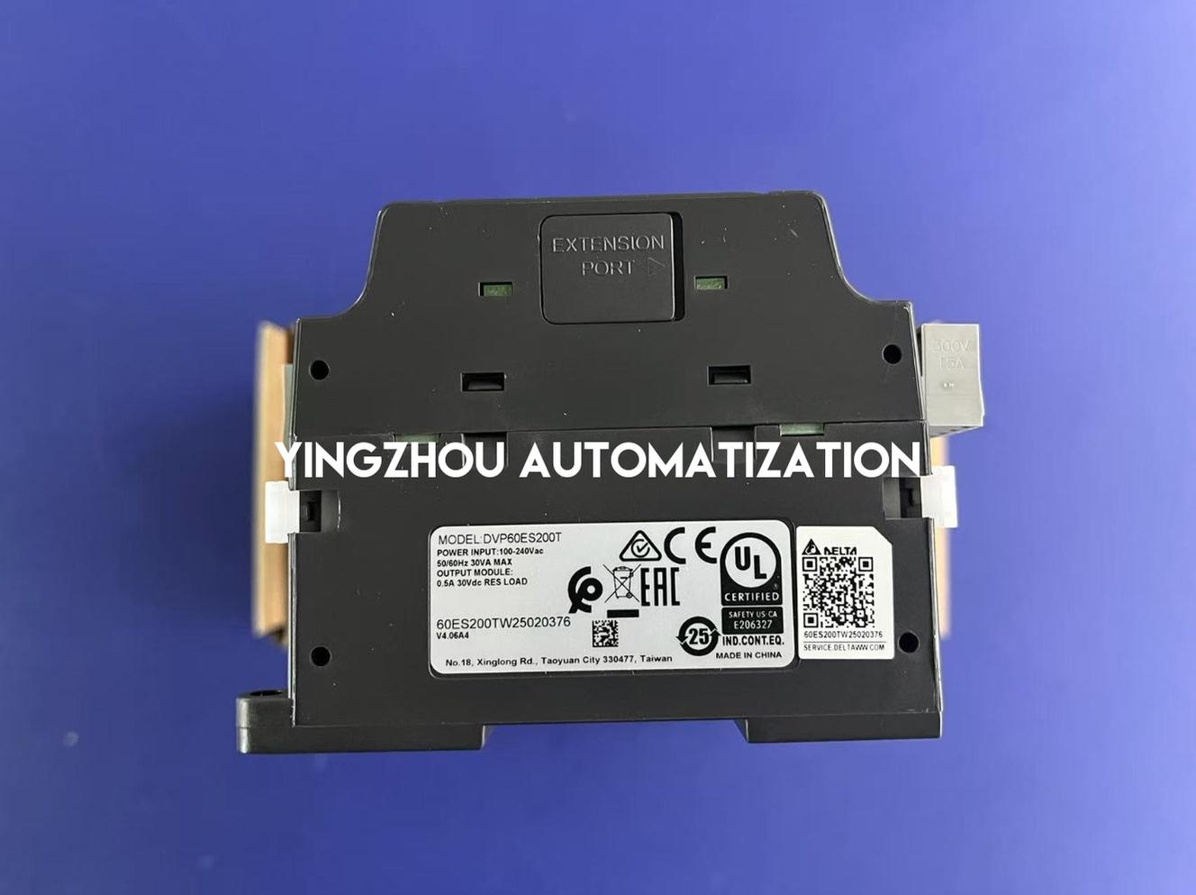 Delta DVP60ES200T ES2 Series Slim PLC Controller | 60-Point Transistor CPU Unit (36 DI / 24 DO) | Brand New Original-YingZhou Automatization