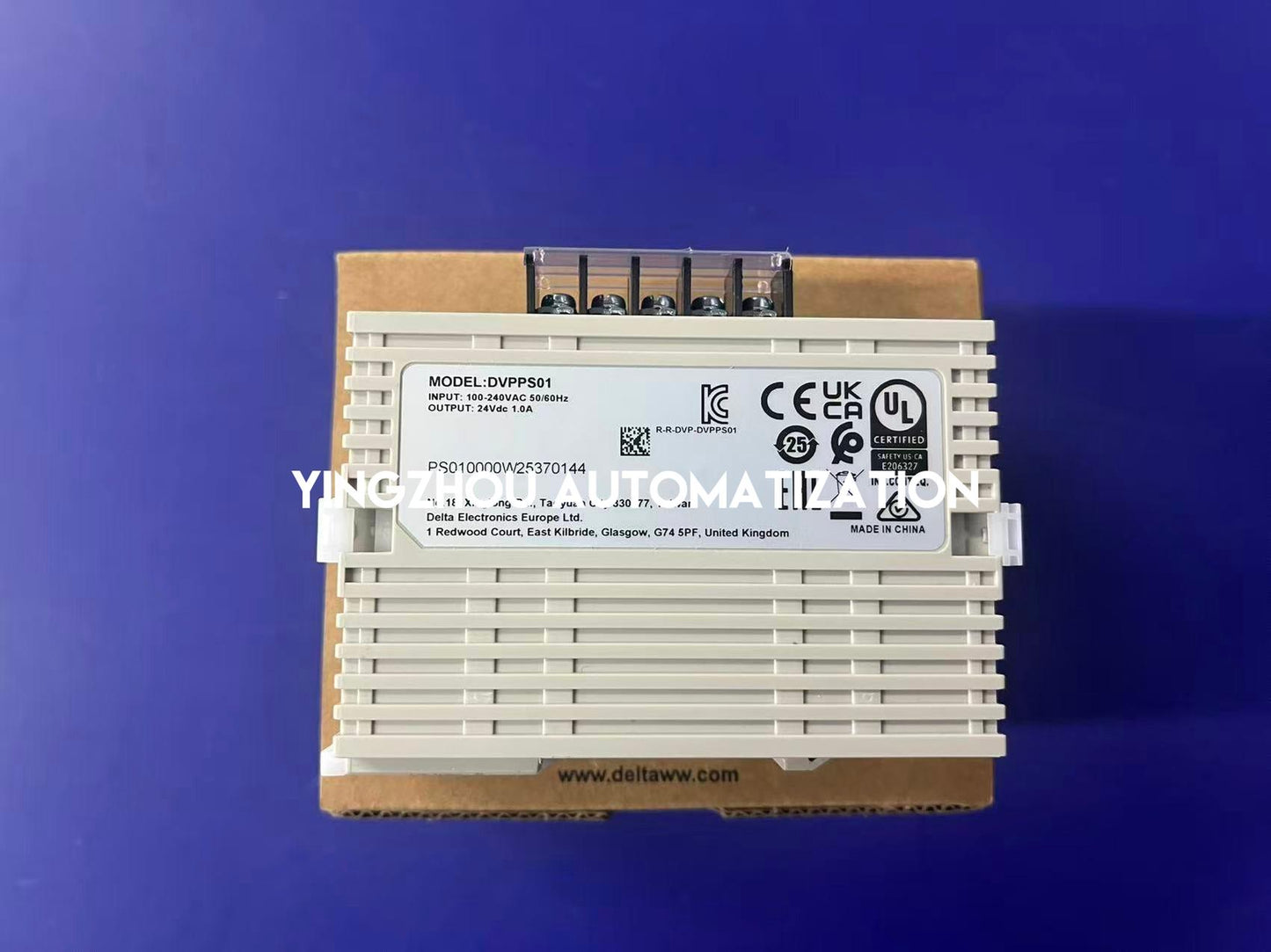 Delta DVPPS01 Slim Series Power Supply Module | 24V DC 1A Extension Power Unit | Brand New Original-YingZhou Automatization