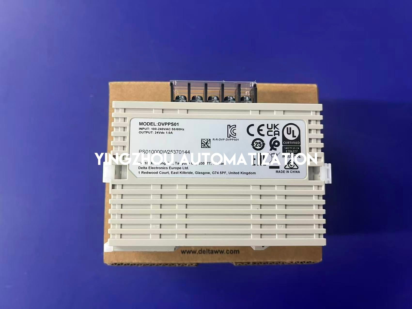 Delta DVPPS01 Slim Series Power Supply Module | 24V DC 1A Extension Power Unit | Brand New Original-YingZhou Automatization