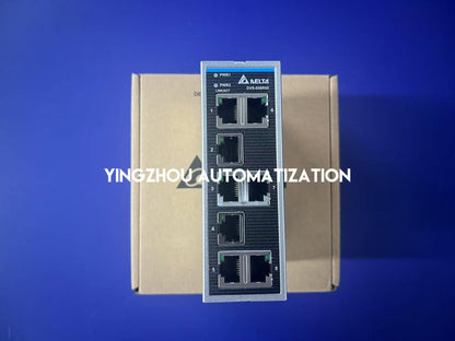 Delta DVS-008R00 Industrial Unmanaged Ethernet Switch | 8-Port 10/100Mbps DIN-Rail Switch | Brand New Original-YingZhou Automatization