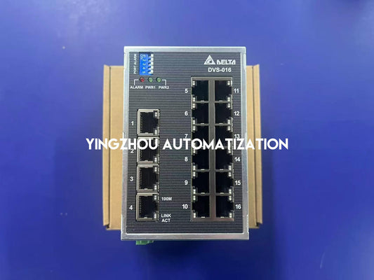 Delta DVS-016W01 DVS Series 16-Port 10/100Base-T(X) Industrial Ethernet Unmanaged Switch-YingZhou Automatization