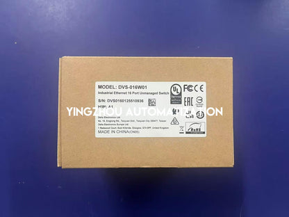 Delta DVS-016W01 Industrial Ethernet Switch | 16-Port Unmanaged DIN-Rail Switch 12-48VDC | Brand New Original-YingZhou Automatization
