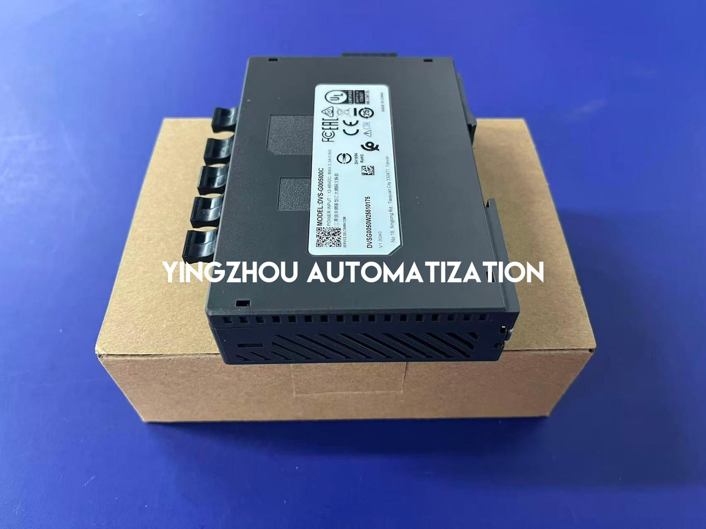 Delta DVS-G005I00C Industrial Switch | Unmanaged 5-Port Gigabit | DIN-Rail Mount | Brand New Original-YingZhou Automatization