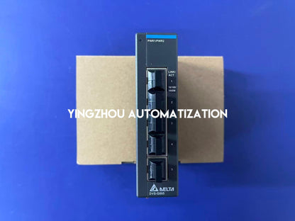 Delta DVS-G005I00C Industrial Unmanaged Switch - 5-Port Gigabit Ethernet, Slim Design, DIN Rail-YingZhou Automatization