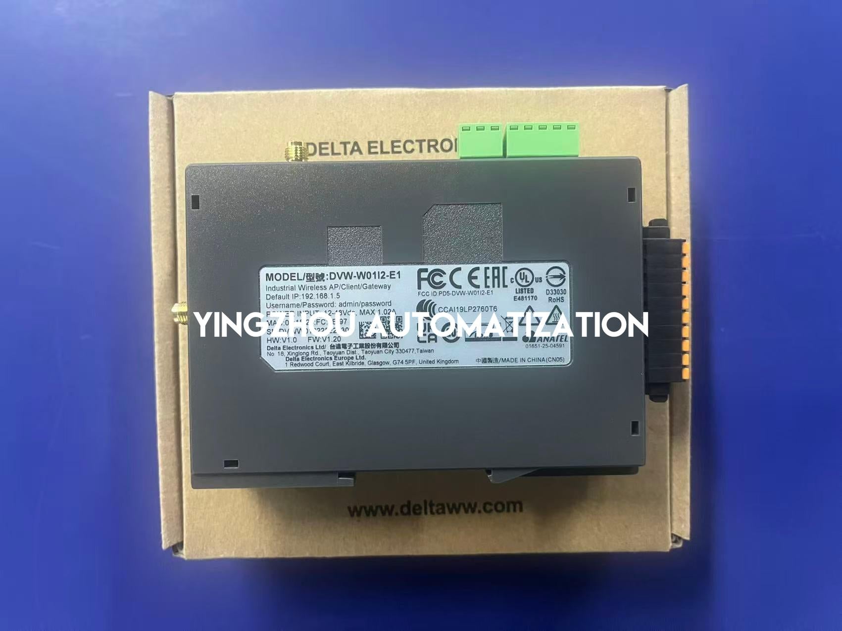 Delta DVW-W01I2-E1 Industrial Wireless AP/Client | High-Reliability Industrial Wireless Communication Module | Brand New Original-YingZhou Automatization