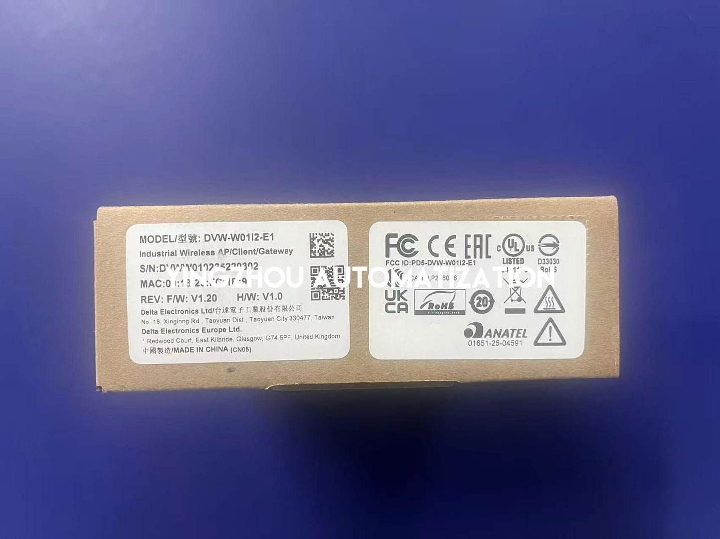 Delta DVW-W01I2-E1 Industrial Wireless AP/Client | High-Reliability Industrial Wireless Communication Module | Brand New Original-YingZhou Automatization