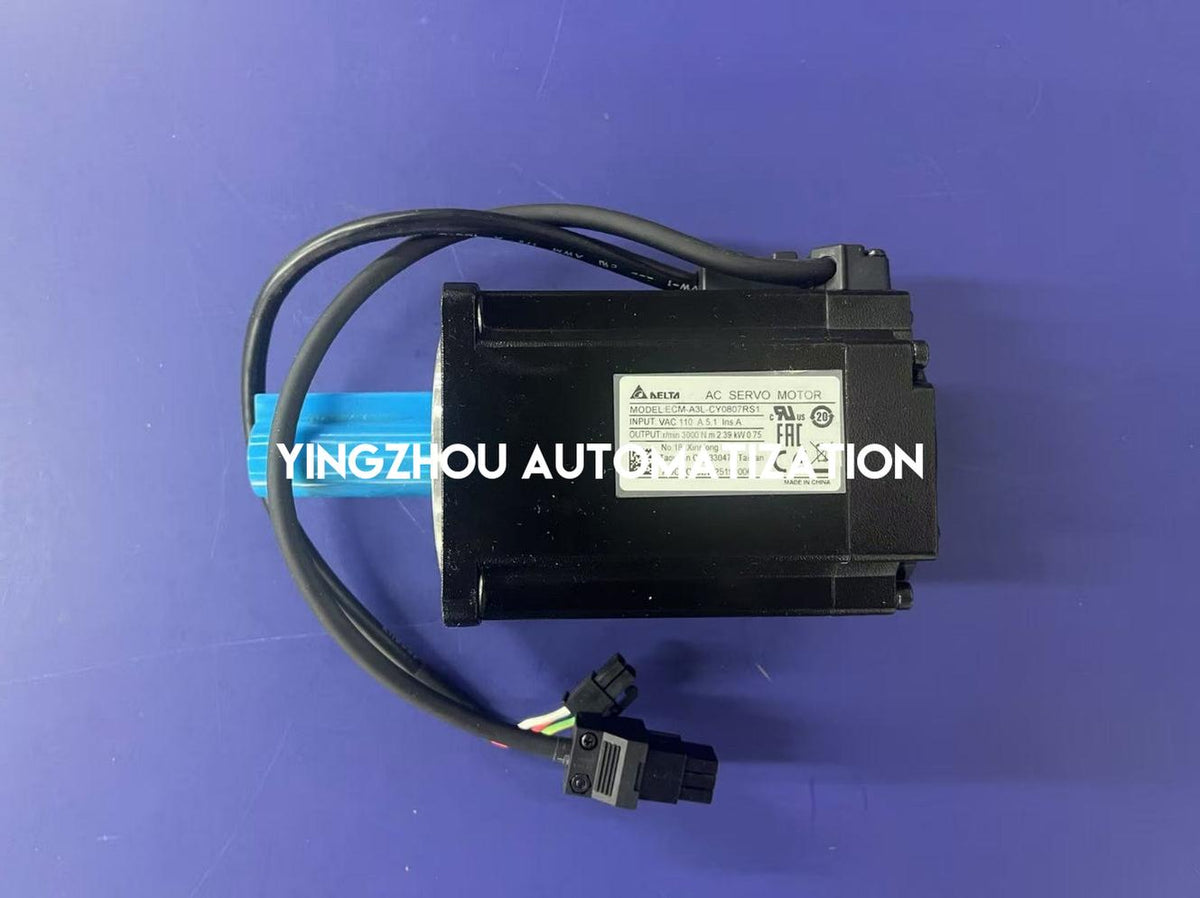 Delta ECM-A3L-CY0807RS1 ASDA-A3 Series AC Servo Motor | 750W 3000 RPM Low Inertia without Brake | Brand New Original-YingZhou Automatization