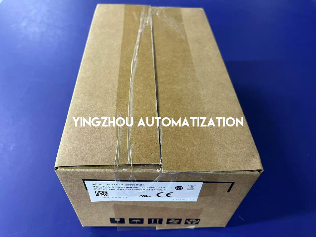Delta ECM-B3M-C20604RB1 ASDA-B3 Series AC Servo Motor | 400W 3000 RPM Low-Inertia Motor with Brake & Oil Seal | Brand New Original-YingZhou Automatization
