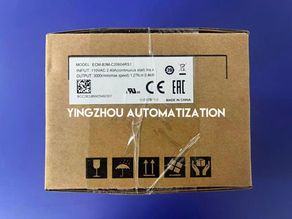 Delta ECM-B3M-C20604RS1 ASDA-B3 Series AC Servo Motor | 400W 3000 RPM Low Inertia without Brake | Brand New Original-YingZhou Automatization