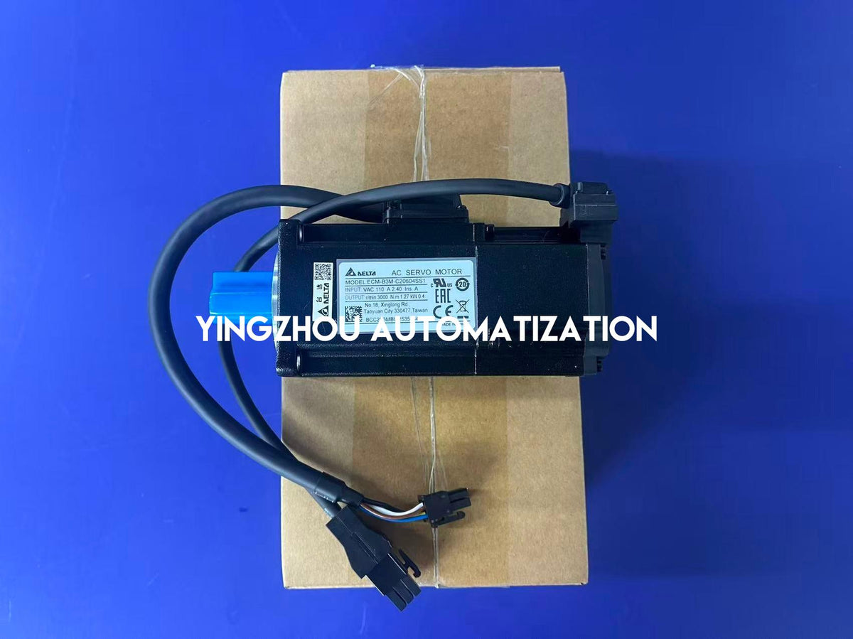 Delta ECM-B3M-C20604SS1 ECM-B3M 400W 220V 3000rpm 24-bit Incremental AC Servo Motor with Brake-YingZhou Automatization