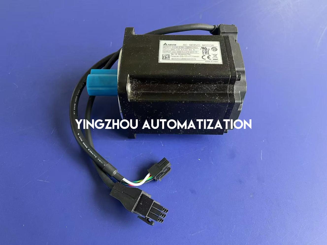 Delta ECM-B3M-C20807RS1 ASDA-B3 Series AC Servo Motor | 750W 3000 RPM Low Inertia without Brake | Brand New Original-YingZhou Automatization