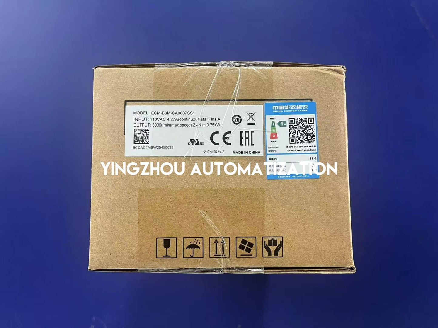 Delta ECM-B3M-CA0807SS1 Servo Motor | 750W, 3000RPM, 200V, High-Precision B3 Series, Industrial AC Servo, Brand New Original-YingZhou Automatization