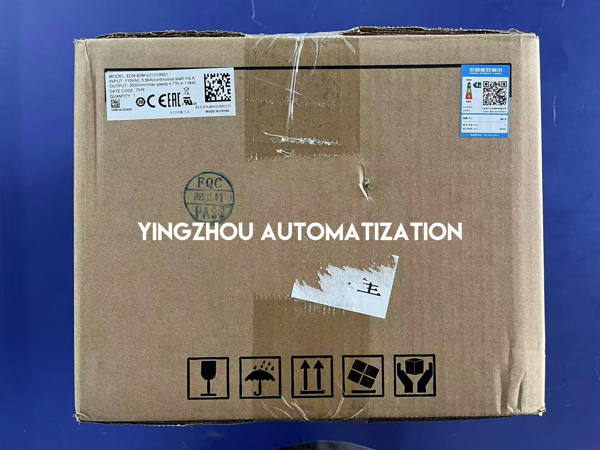 Delta ECM-B3M-E21310RS1 ECM-B3M 1kW 220V 2000rpm 24-bit Incremental Medium-Inertia AC Servo Motor-YingZhou Automatization