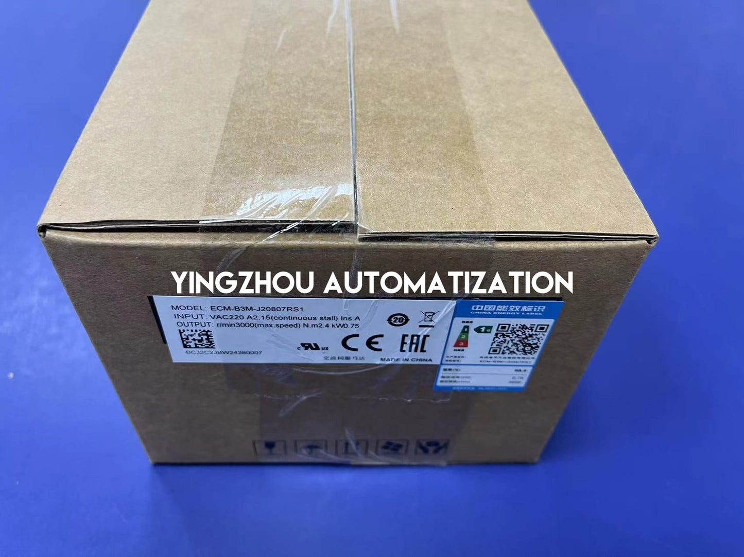 Delta ECM-B3M-J20807RS1 ASDA-B3 Series AC Servo Motor | 750W 3000 RPM Low Inertia without Brake | Brand New Original-YingZhou Automatization