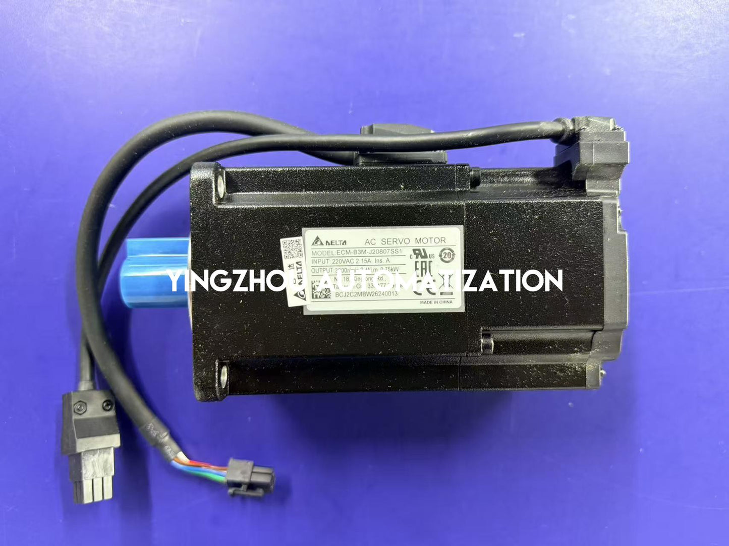 Delta ECM-B3M-J20807SS1 Servo Motor | ECMA Series | 750W 2.39N.m 3000r/min | Medium Inertia 24-bit Absolute Encoder | Brand New Original-YingZhou Automatization