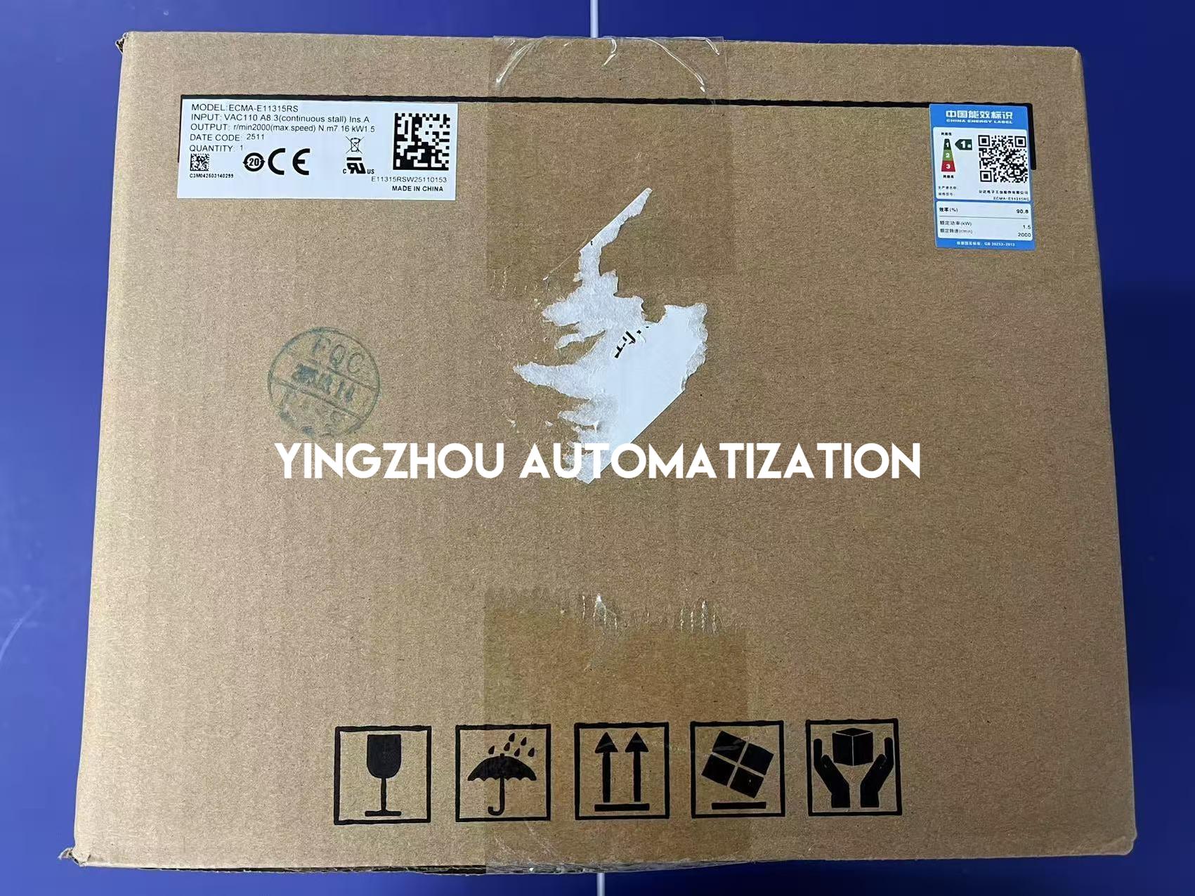 Delta ECMA-A2 Series AC Servo Motor ECMA-E11315RS 1.5KW 220VAC 2000RPM No Brake-YingZhou Automatization