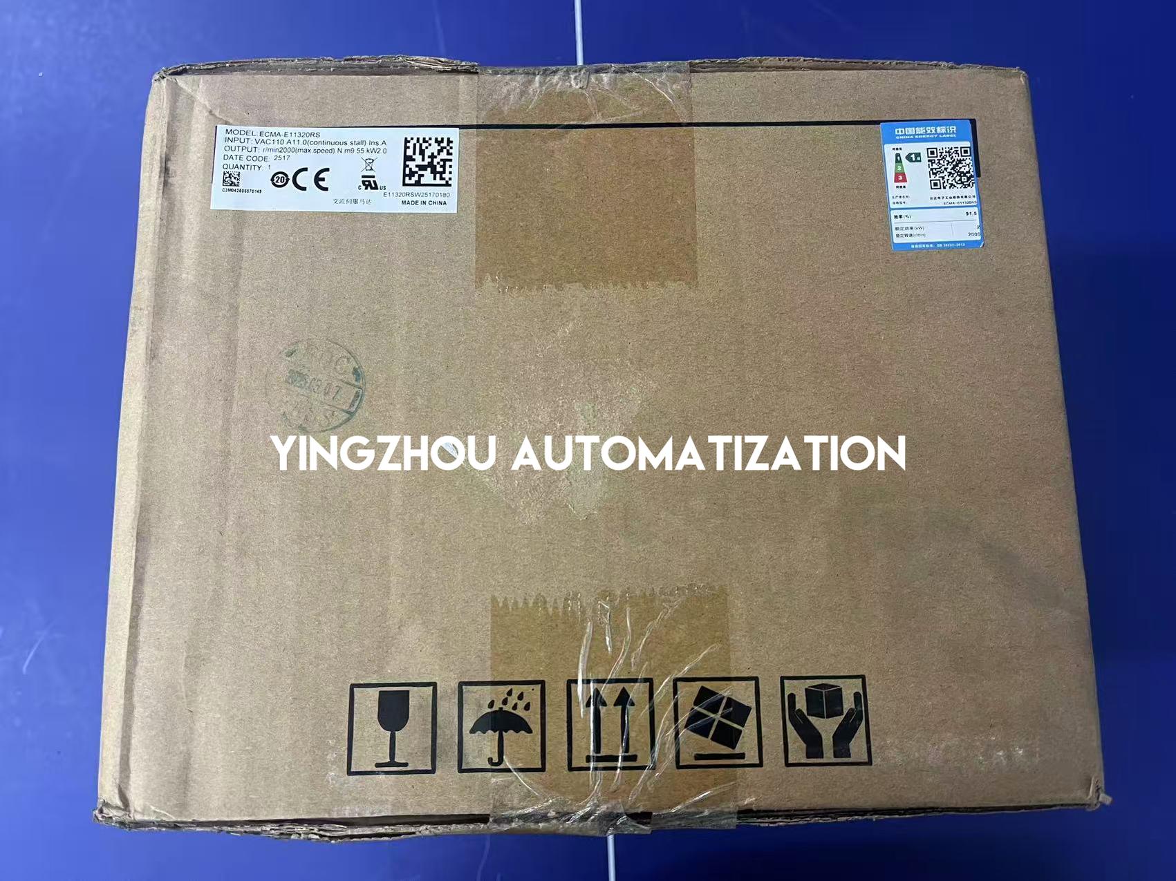 Delta ECMA-A2 Series AC Servo Motor ECMA-E11320RS 2KW 220VAC 11A 1/3 PH 2000 RPM No Brake-YingZhou Automatization