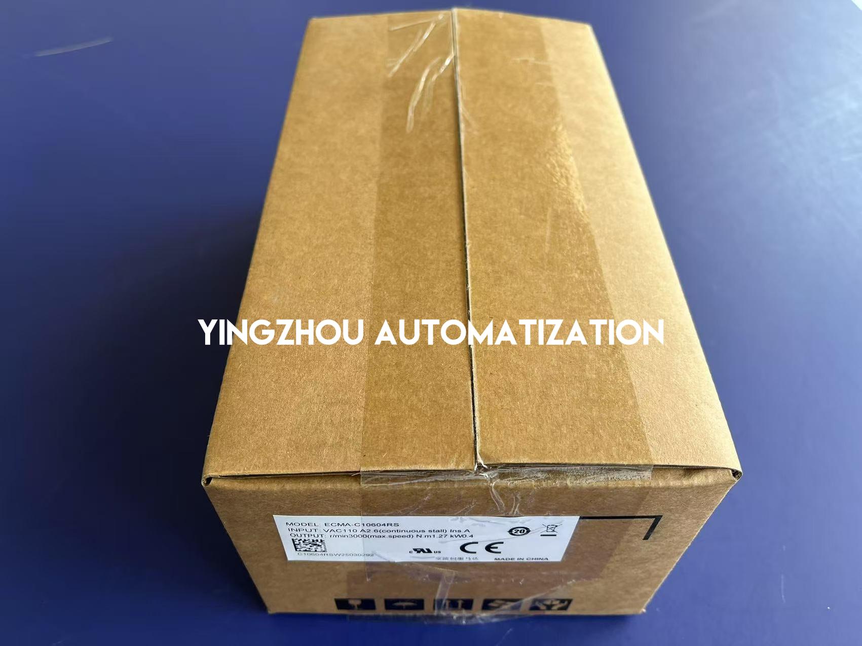Delta ECMA-C10604RS ECMA Series AC Servo Motor | 400W 3000 RPM Medium Inertia without Brake | Brand New Original-YingZhou Automatization