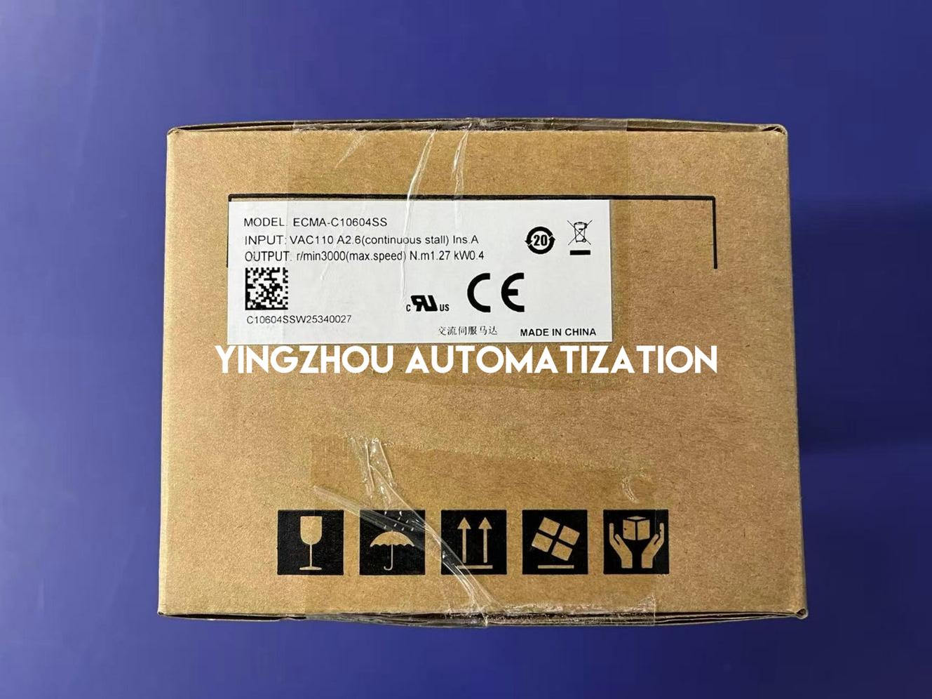 Delta ECMA-C10604SS ECMA Series AC Servo Motor | 400W 3000 RPM Low Inertia with Brake | Brand New Original-YingZhou Automatization