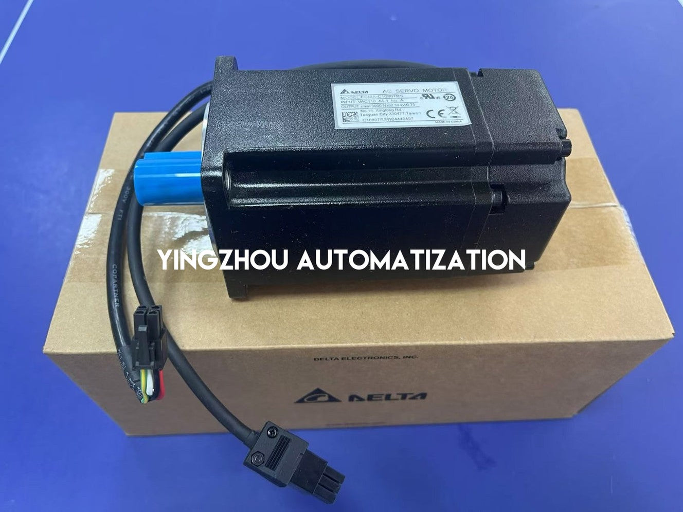 Delta ECMA-C10807RS ECMA Series AC Servo Motor | 750W 3000 RPM Low Inertia without Brake | Brand New Original-YingZhou Automatization