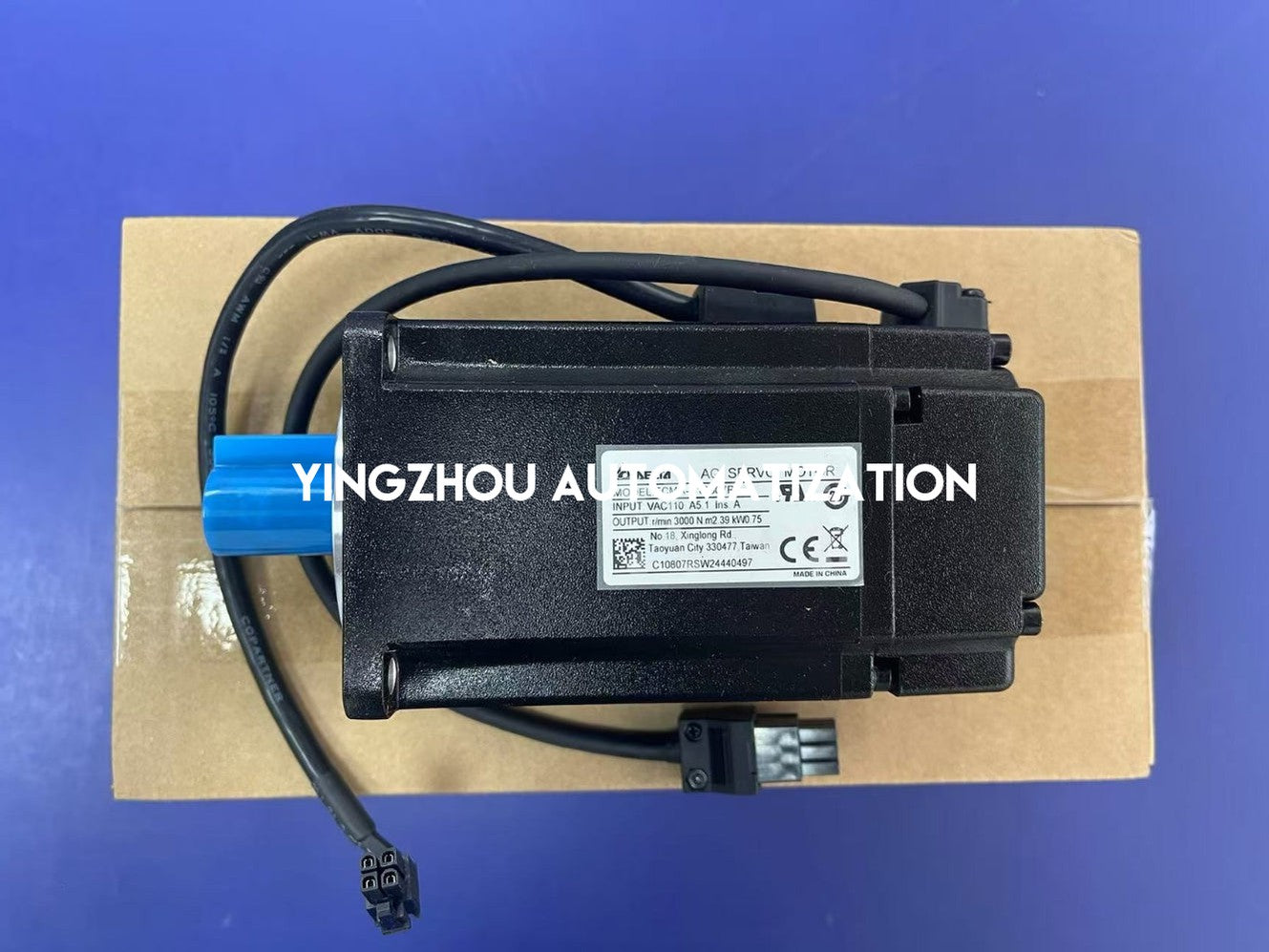 Delta ECMA-C10807RS ECMA Series AC Servo Motor | 750W 3000 RPM Low Inertia without Brake | Brand New Original-YingZhou Automatization
