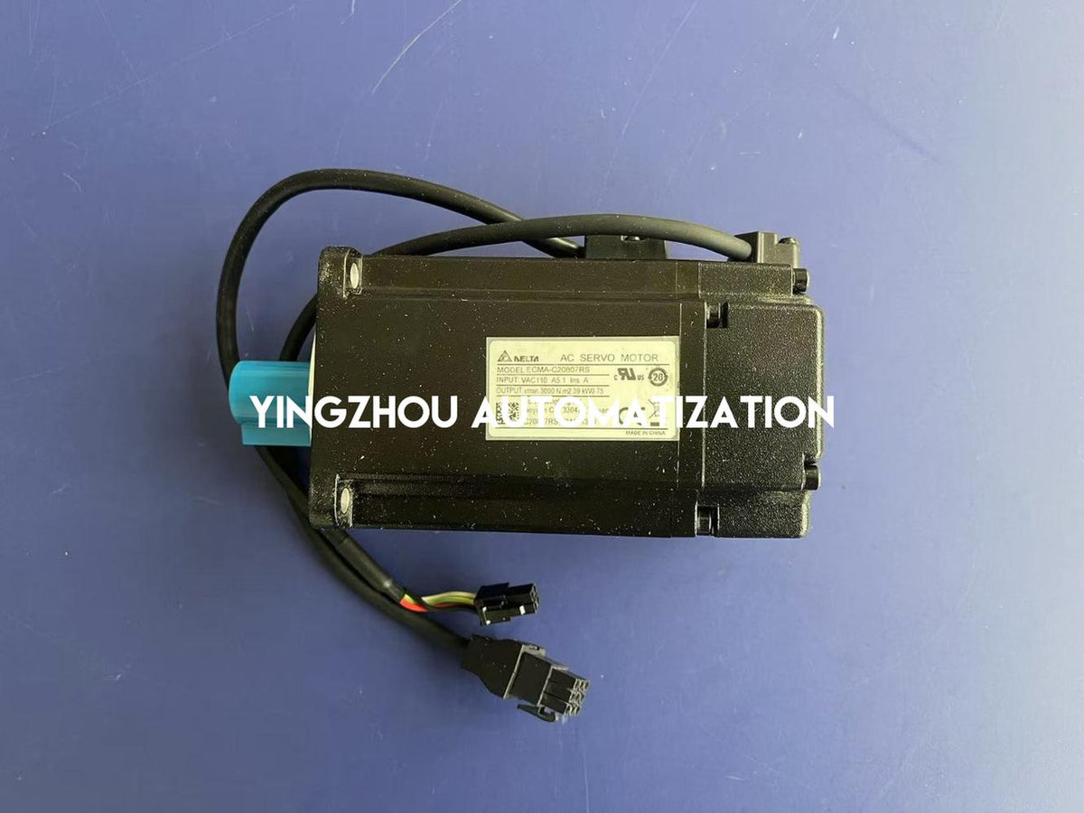 Delta ECMA-C20807RS ECMA Series 750W 220V 3000RPM Low Inertia AC Servo Motor 17-bit Incremental Encoder Without Brake-YingZhou Automatization