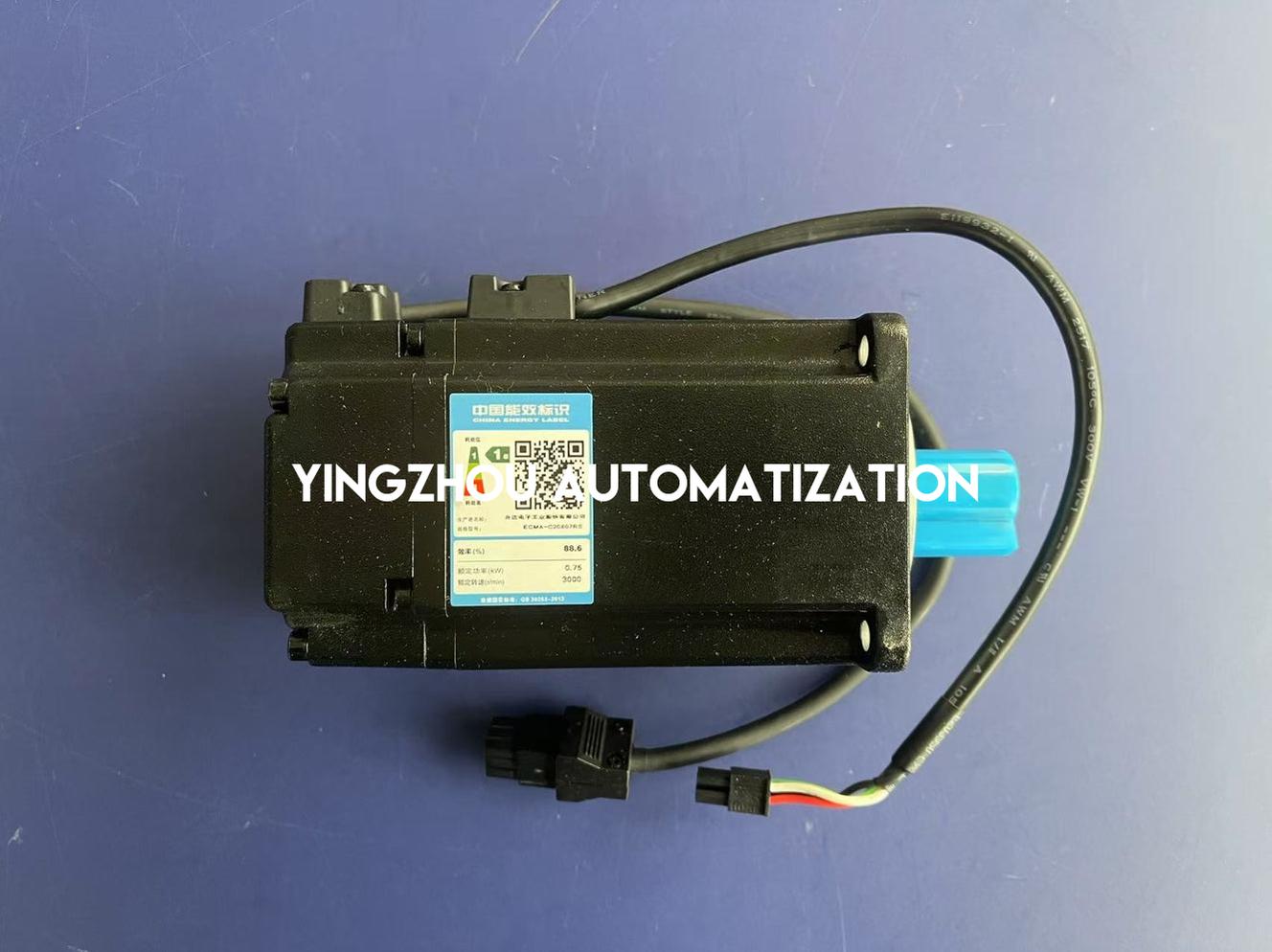 Delta ECMA-C20807RS ECMA Series AC Servo Motor | 750W 3000 RPM Low Inertia without Brake | Brand New Original-YingZhou Automatization
